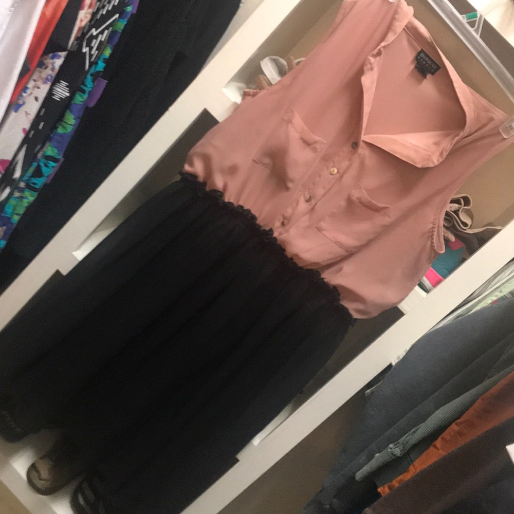 Black and muave dress size 14